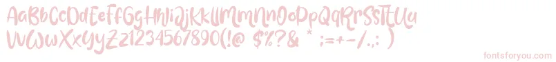 Love Mint Font – Pink Fonts