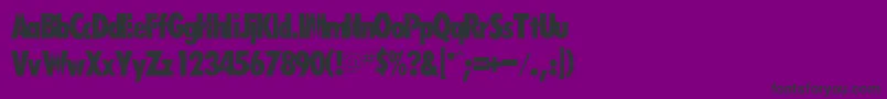 More about Rsfutarubold Font Rsfutarubold Font – Black Fonts on Purple Background