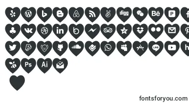 love social media font – Fonts For Logos