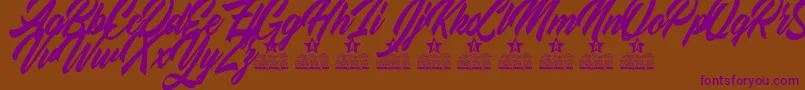 More about Love Strong Personal Use Font Love Strong Personal Use Font – Purple Fonts on Brown Background