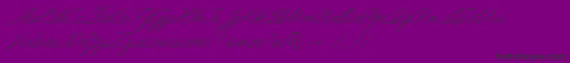 Weitere Informationen zur Guayaquil1800-Schriftart Guayaquil1800-Schriftart – Schwarze Schriften auf violettem Hintergrund