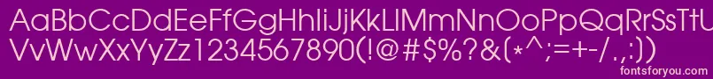 Love Font – Pink Fonts on Purple Background