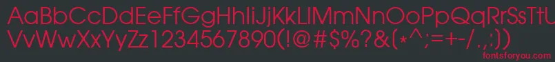 Love Font – Red Fonts on Black Background
