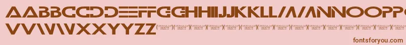 Wilamilita Font – Brown Fonts on Pink Background