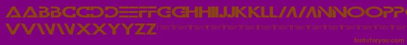 Wilamilita Font – Brown Fonts on Purple Background