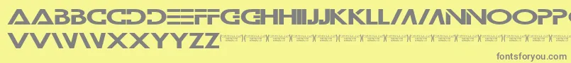 Wilamilita Font – Gray Fonts on Yellow Background