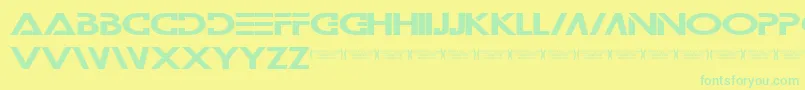Weitere Informationen zur Wilamilita-Schriftart Wilamilita-Schriftart – Grüne Schriften auf gelbem Hintergrund