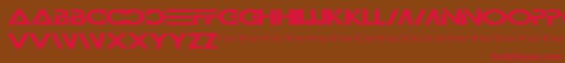 Wilamilita Font – Red Fonts on Brown Background