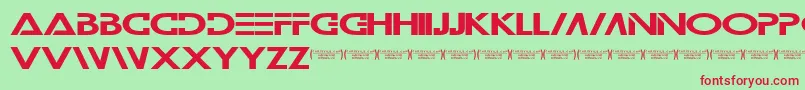 Wilamilita Font – Red Fonts on Green Background