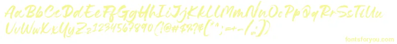 Fonte Lovely Boys Font by 7NTypes D – fontes amarelas