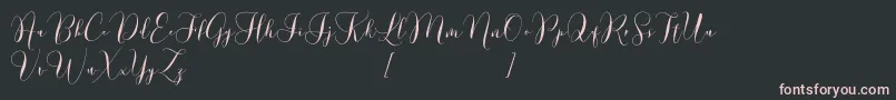 More about Lovely Dramatis Demo Font Lovely Dramatis Demo Font – Pink Fonts on Black Background