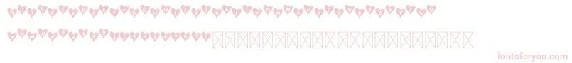 LovelyBalloon Font – Pink Fonts on White Background