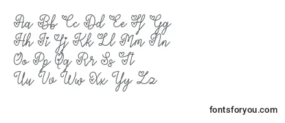 Lovers in February   Font