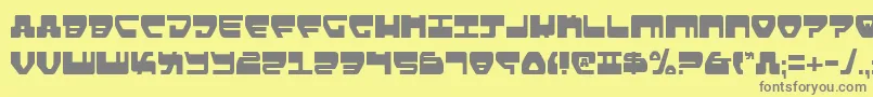 Шрифт Lovev2c – серые шрифты на жёлтом фоне