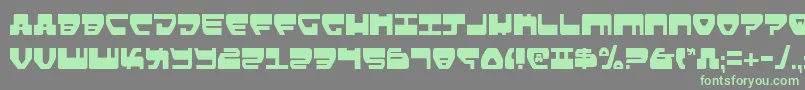 Шрифт Lovev2c – зелёные шрифты на сером фоне