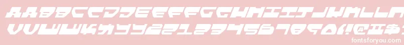 Lovev2i Font – White Fonts on Pink Background
