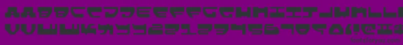 フォントLovev2l – 紫の背景に黒い文字