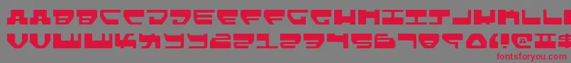 Lovev2l Font – Red Fonts on Gray Background