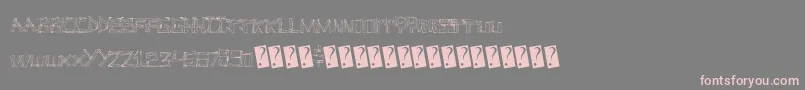 Linefever Font – Pink Fonts on Gray Background