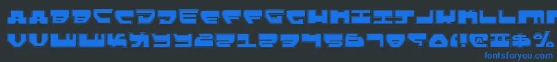 Lisätietoja Lovev2p-fontista Lovev2p-fontti – siniset fontit mustalla taustalla