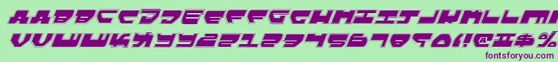 Lovev2pi Font – Purple Fonts on Green Background