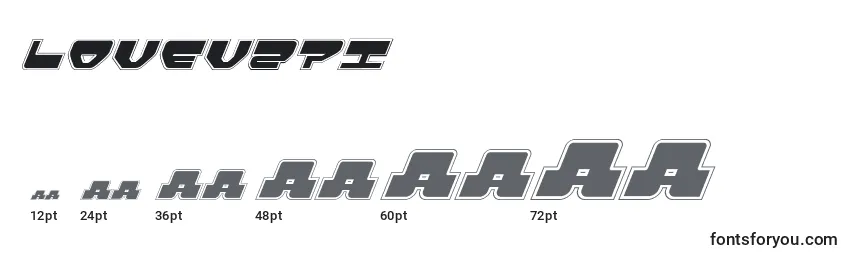 Lovev2pi (133052) Font Sizes