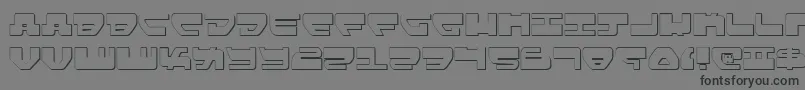 Lovev2s Font – Black Fonts on Gray Background