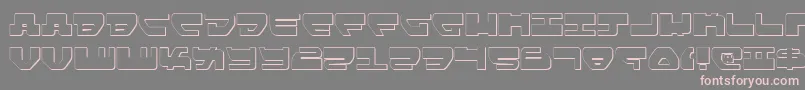 Lovev2s Font – Pink Fonts on Gray Background