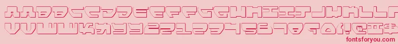 Lovev2s Font – Red Fonts on Pink Background