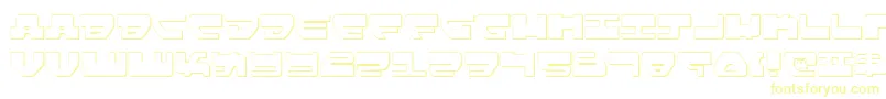 Lovev2s Font – Yellow Fonts on White Background