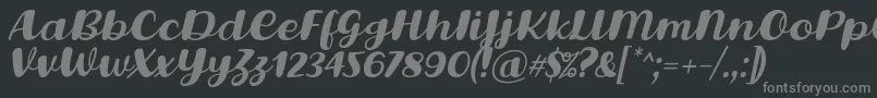 More about Lovina Octover Five Italic Font by Situjuh 7NTypes Font Lovina Octover Five Italic Font by Situjuh 7NTypes Font – Gray Fonts on Black Background