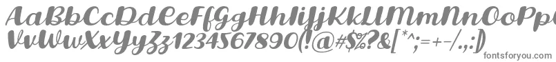 Lovina Octover Five Italic Font by Situjuh 7NTypes-Schriftart – Graue Schriften