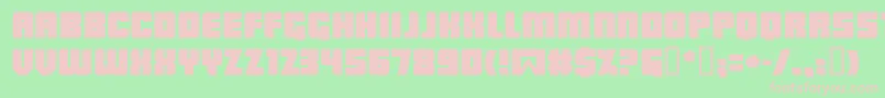 LOWRB    Font – Pink Fonts on Green Background