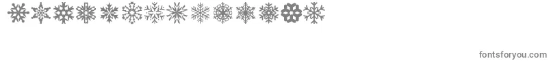 lpsnowflake-fontti – harmaat fontit