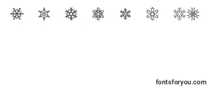 Review of the Lpsnowflake Font