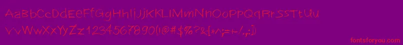 More about Lubricants Font Lubricants Font – Red Fonts on Purple Background