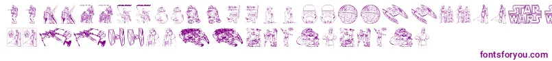 Lucas characters Font – Purple Fonts