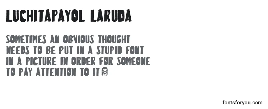 Обзор шрифта LuchitaPayol LaRuda
