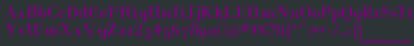 KatrinaNormal Font – Purple Fonts on Black Background