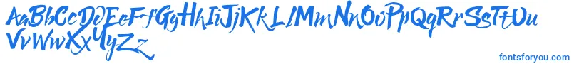 Lucky Dream Demo-Schriftart – Blaue Schriften