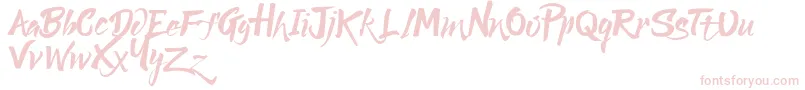 Lucky Dream Demo Font – Pink Fonts on White Background