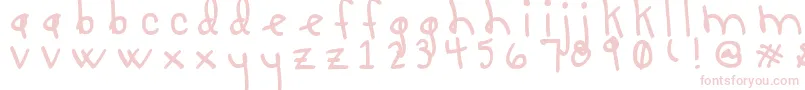 Fonte LUCY LU, TOO – fontes cor-de-rosa