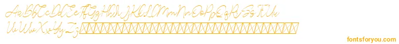 Lucylane Slant Font – Orange Fonts