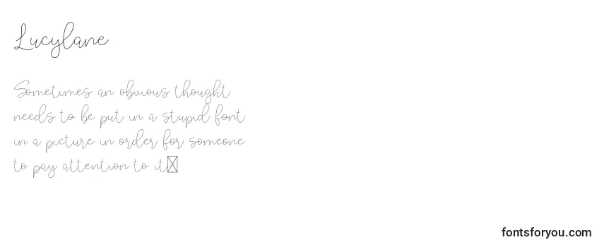 Lucylane Font