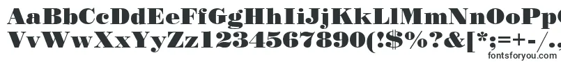 Шрифт StandardposterCyrillic – толстые шрифты