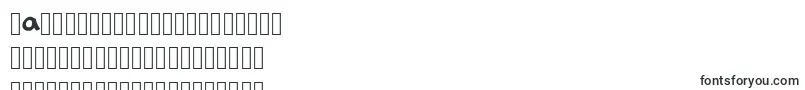Lulu s font-Schriftart – kirgisische Schriften