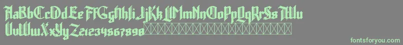More about Lumberjack Zombie Font Lumberjack Zombie Font – Green Fonts on Gray Background