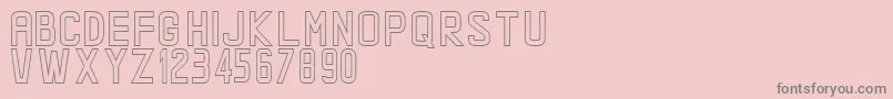 LUMOS THIN DEMO  Font – Gray Fonts on Pink Background