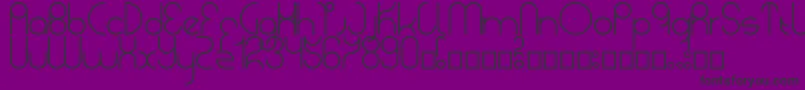 LunacyDemo Font – Black Fonts on Purple Background