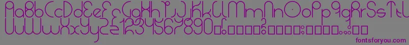 LunacyDemo Font – Purple Fonts on Gray Background